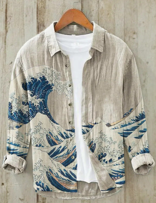 GR | Japanese shirt made of linen blend
