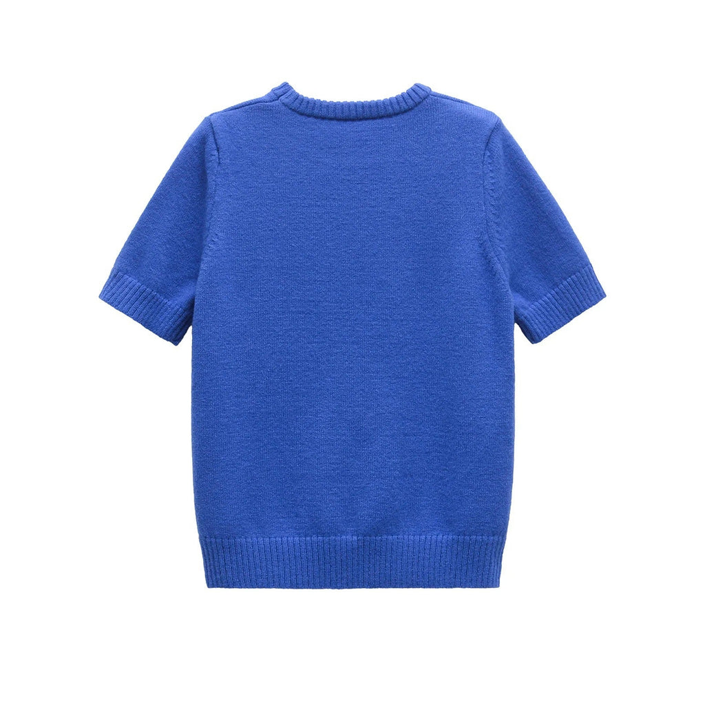 Damen Kurzarmpullover GR