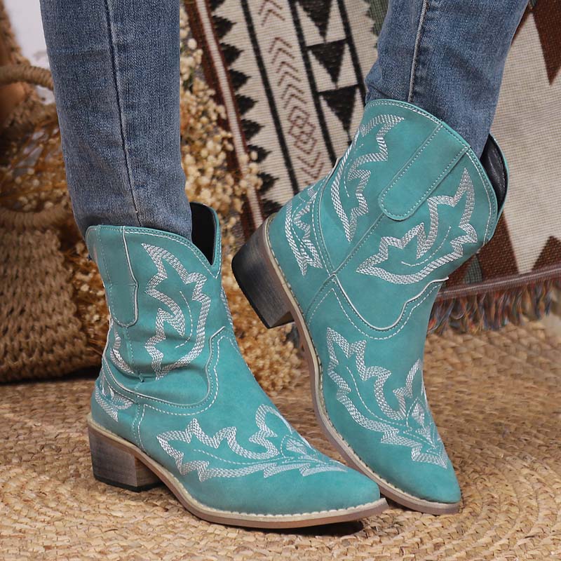 GR | Vintage Embroidered Boots