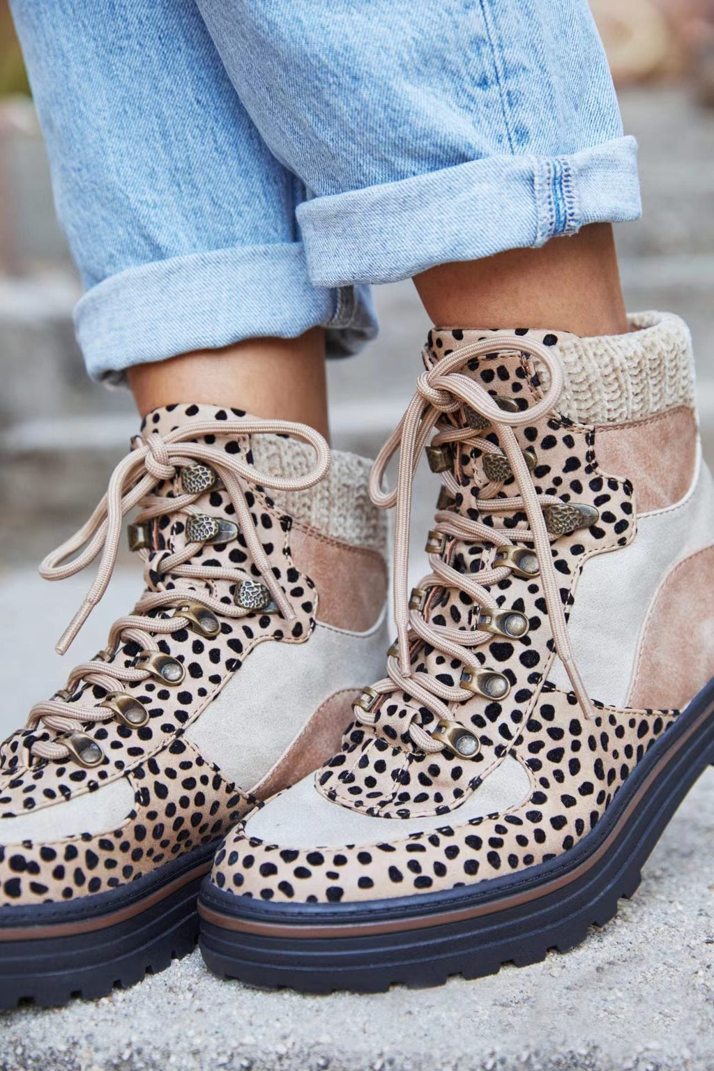 GR | Leopard boots