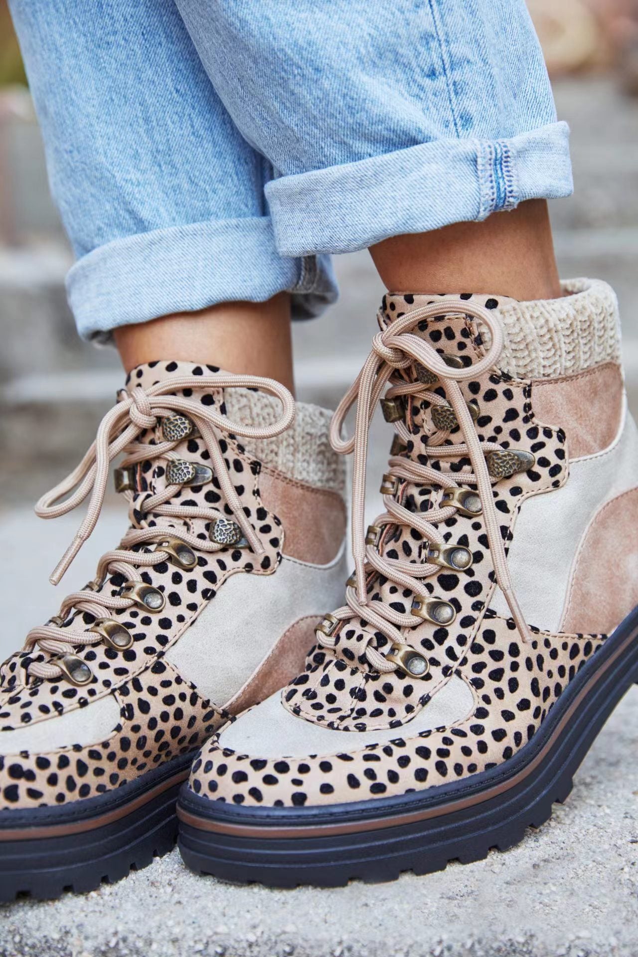 GR | Leopard boots