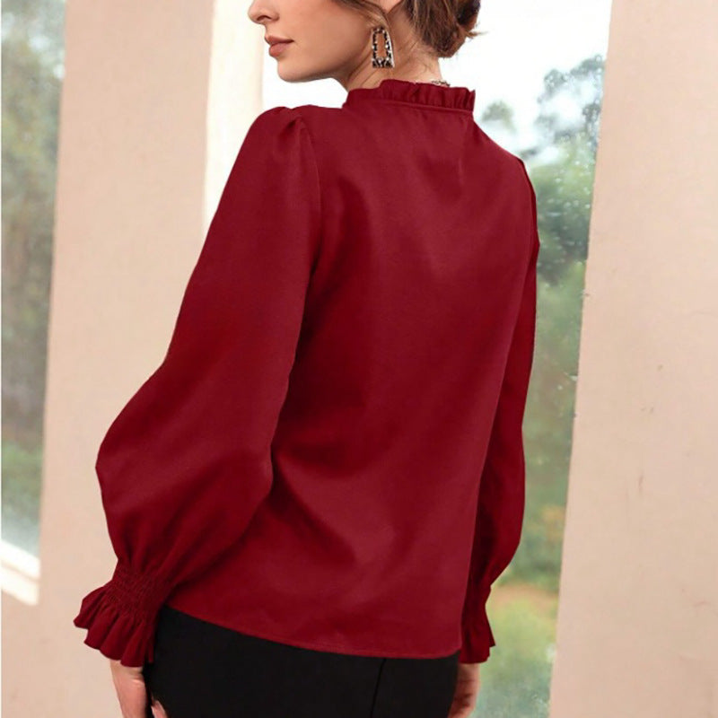 GR | Satin Langarmshirt