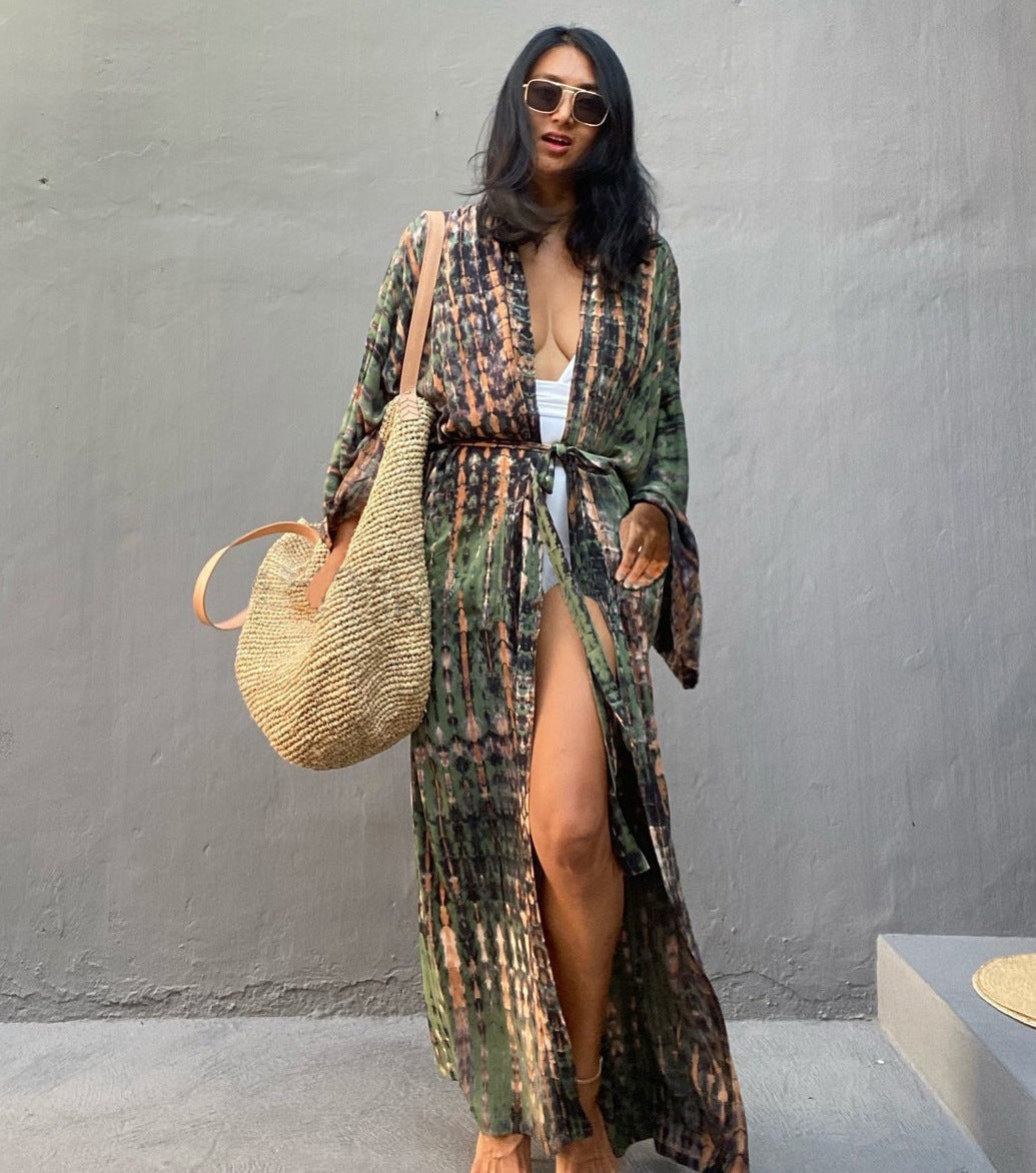 Damen Kaftan Kleid GR