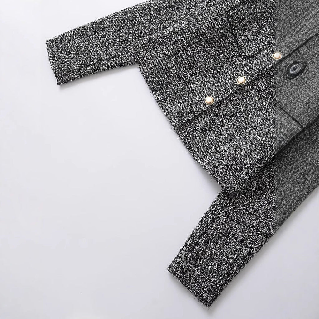 GR | Textured little Chanel-style jacket 