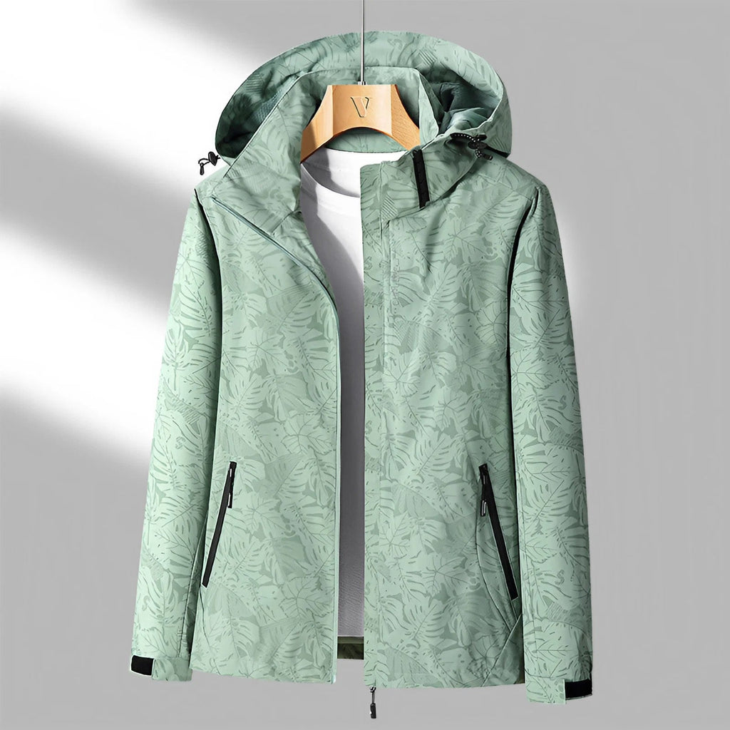 GR | Waterproof women's hooded rain jacket