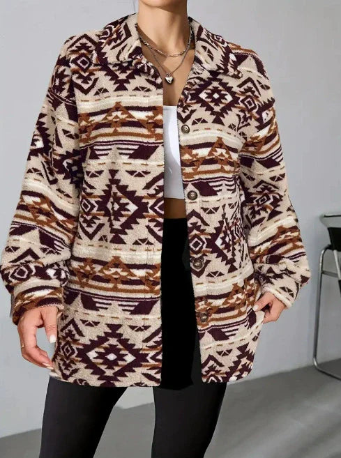 GR | Women's fleece jacket with zipper