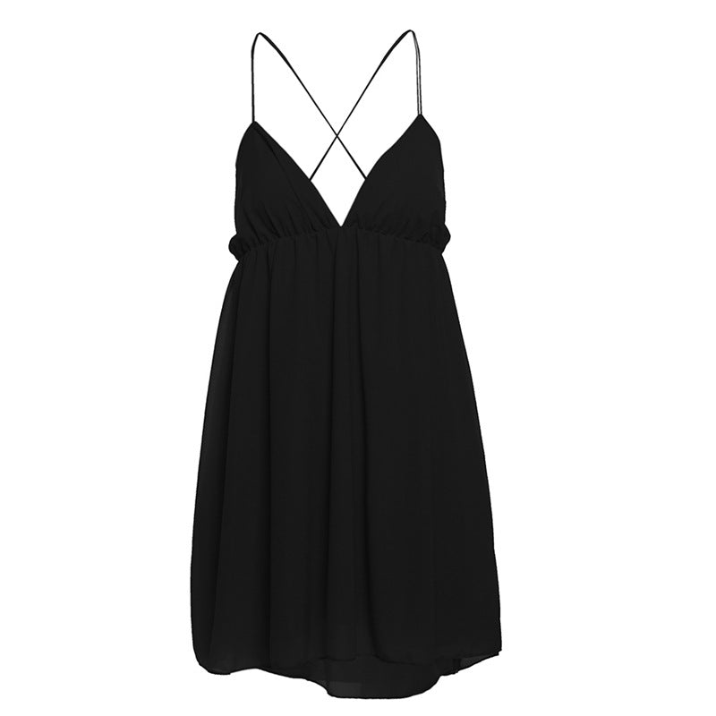 GR | Backless Maxi Dress with Cut-Out: Timeless Summer Elegance