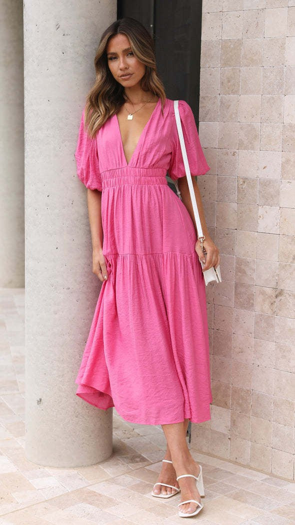GR | Fitted midi dress 