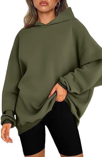 Damen oversized Kapuzenpullover GR