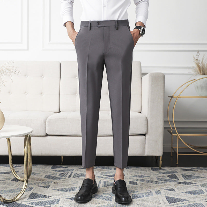 GR | Klassische Slim Fit Hosen Für Männer