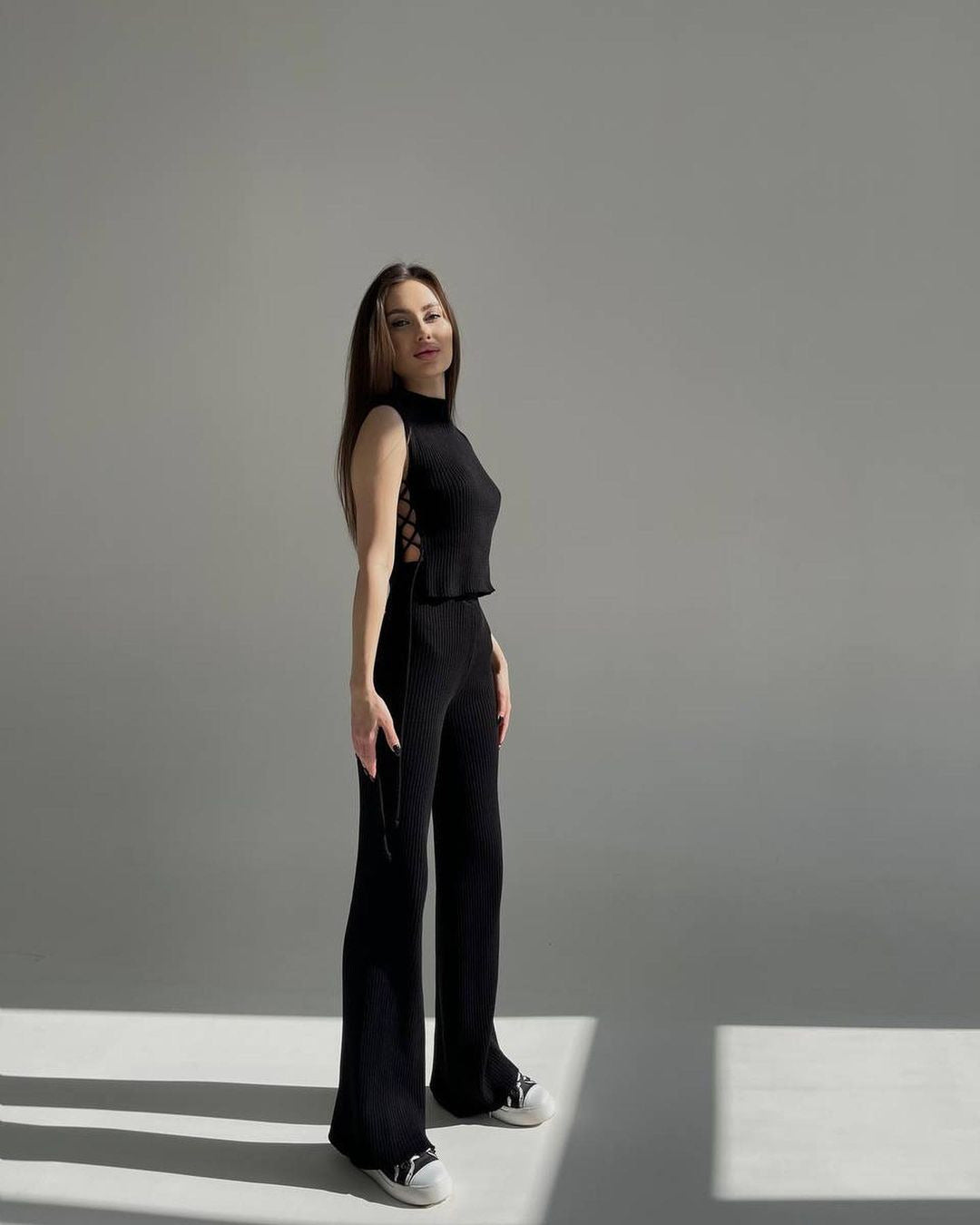 GR vest and trousers ensemble for women
