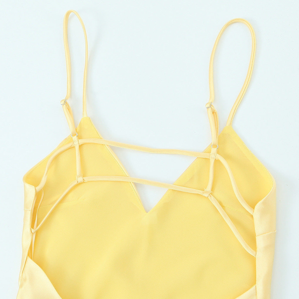 GR | Glamouröses Midi Sling Langkleid