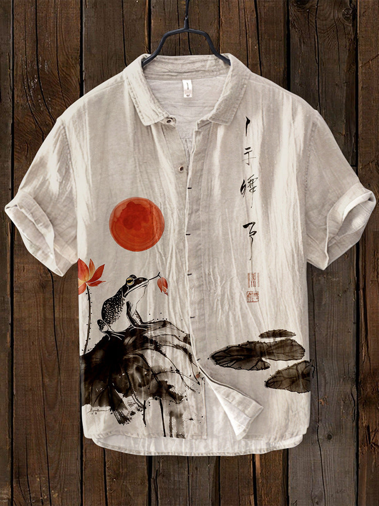 GR | Japanese shirt made of linen blend