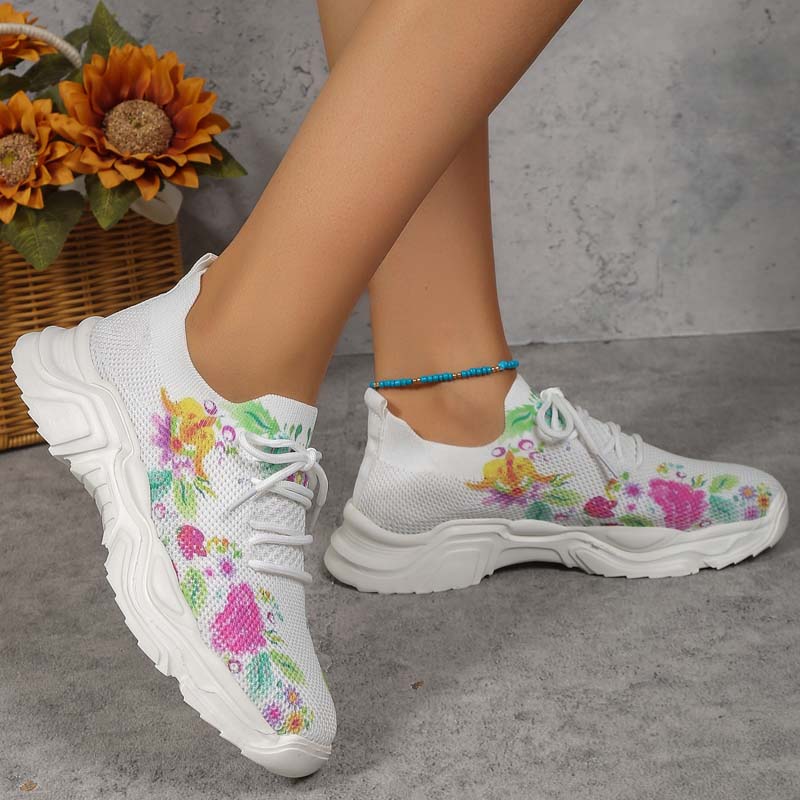 GR | Casual sneakers with floral print
