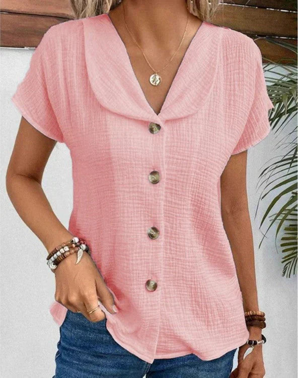 GR - Top with collar and buttons