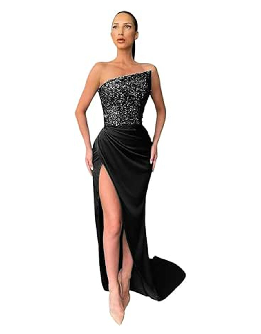 GR | Elegantes mittellanges Abendkleid