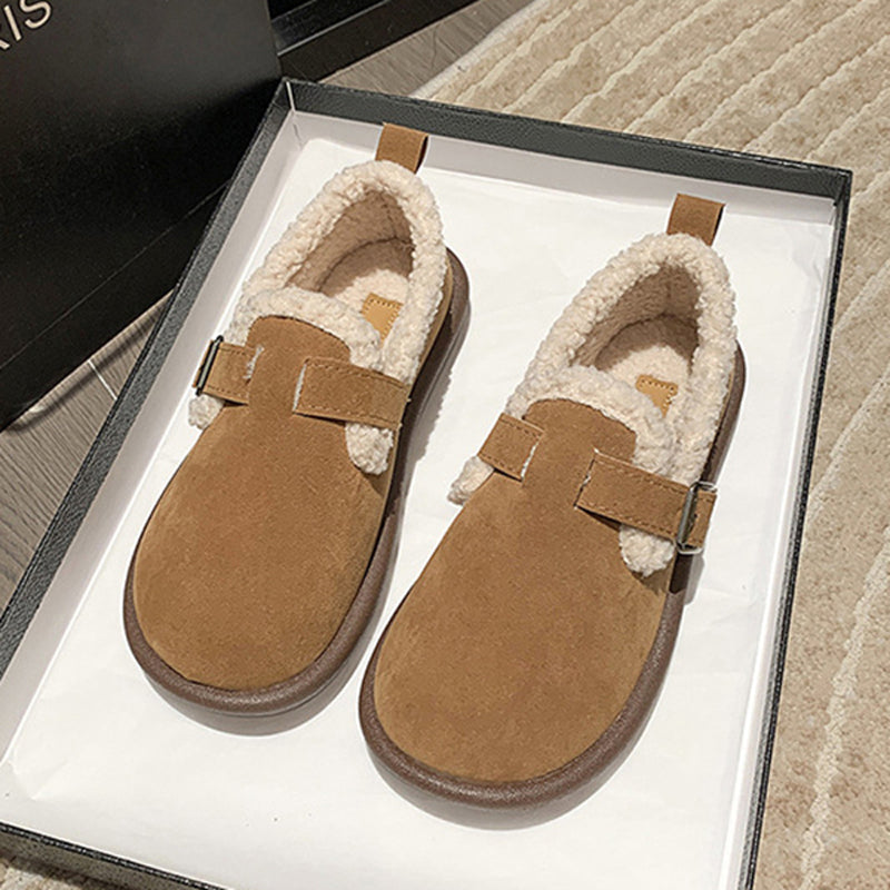 GR | Warm and Comfortable Flat Shoes