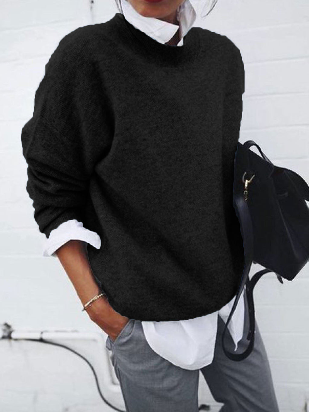 Modern and comfortable everyday sweater