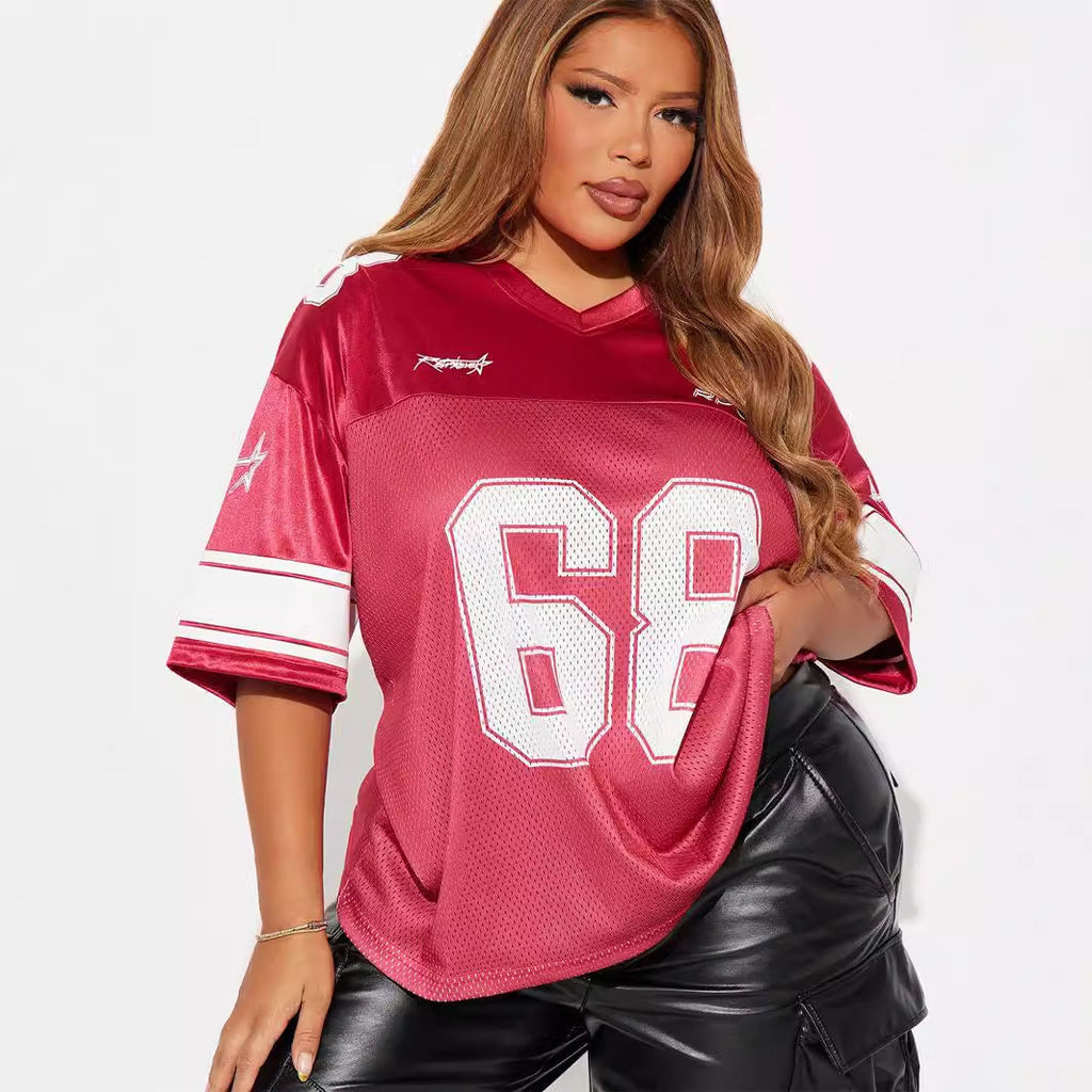 GR | Relaxed sporty short-sleeved jersey T-shirt
