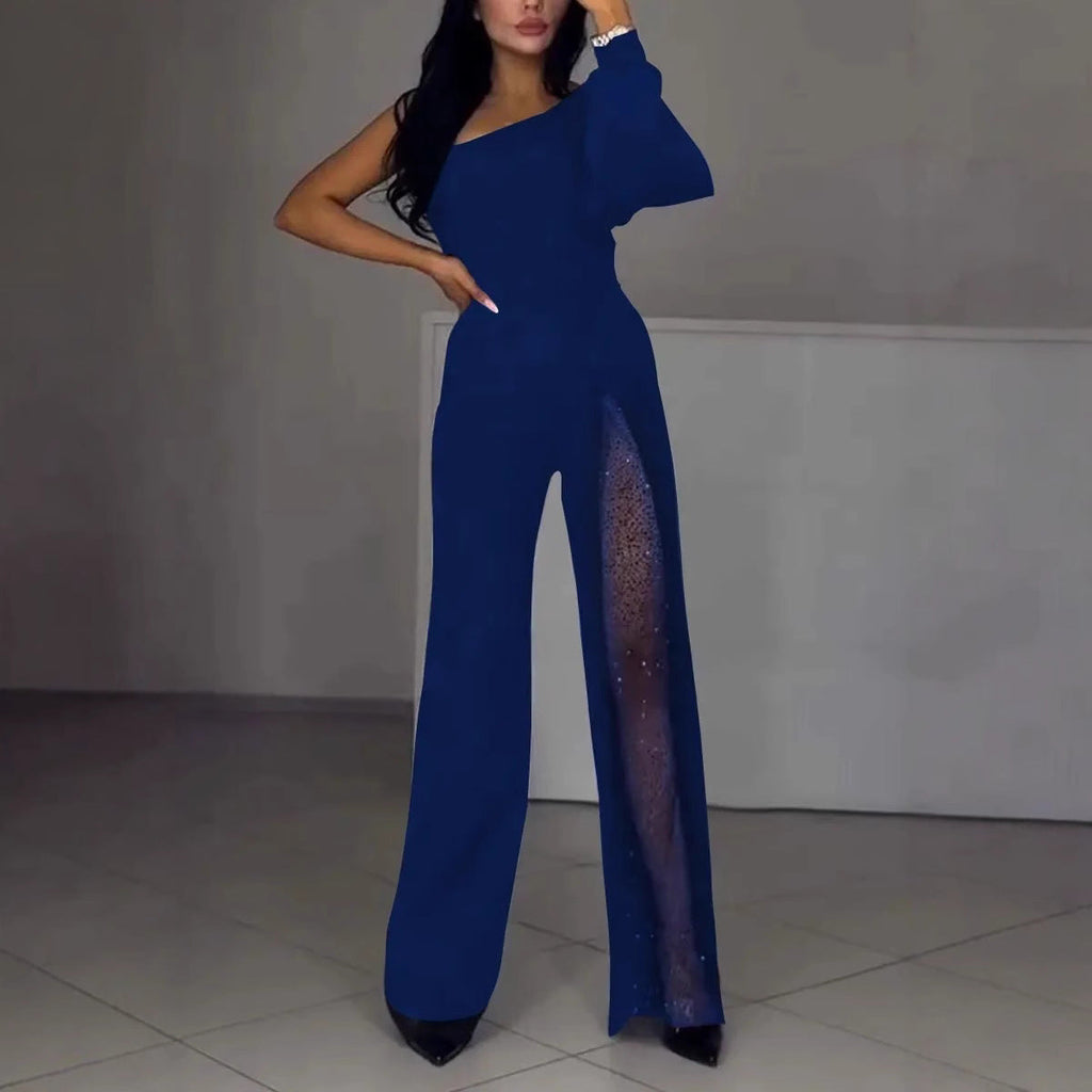 GR | Sexy one-sided high-slit jumpsuit