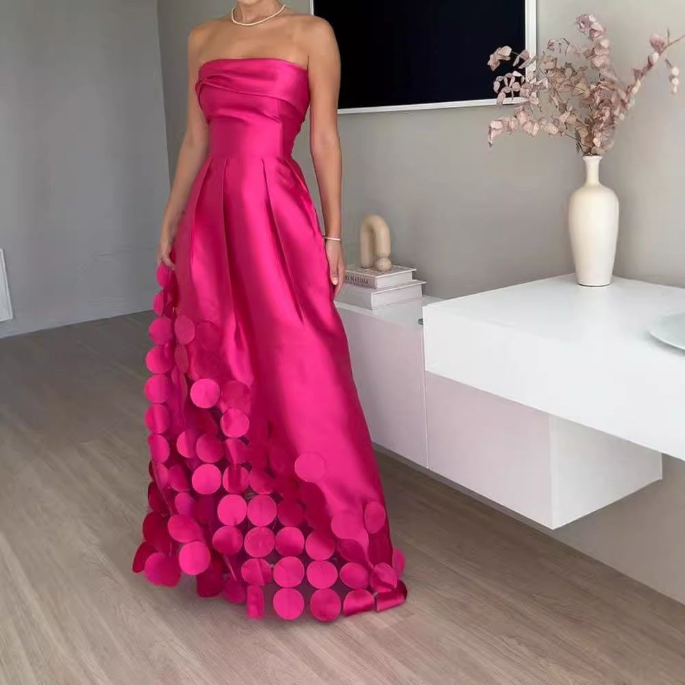 Damen Abendkleid mit aufregendem schichten Design und raffinierten Details GR