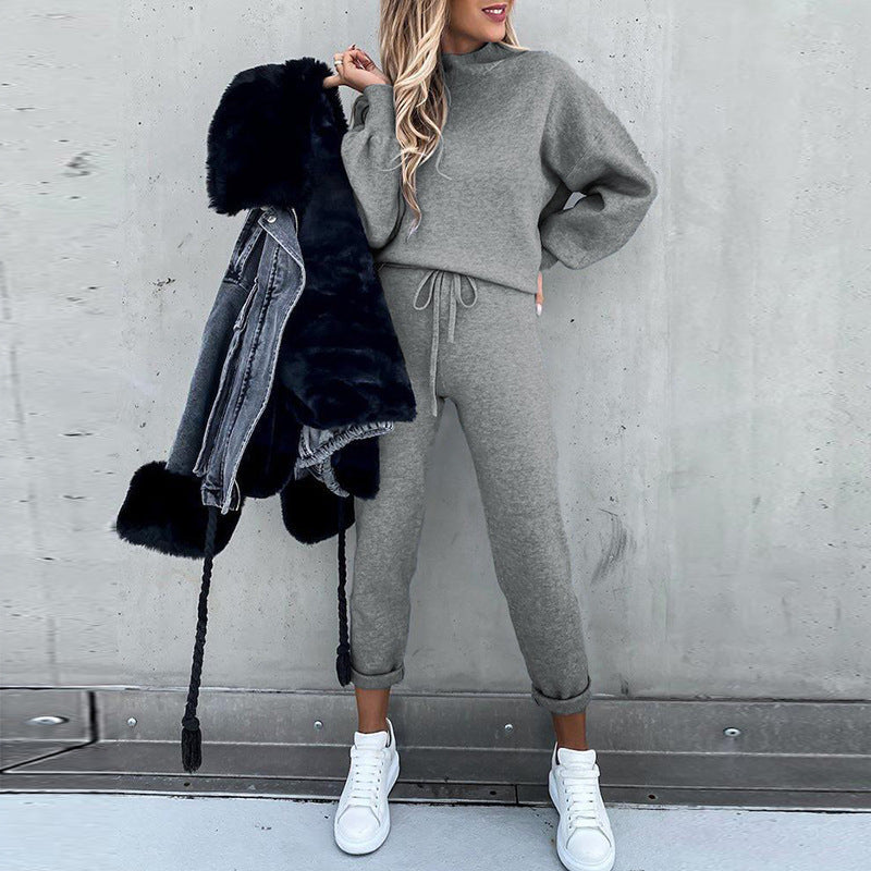 GR | Lace-up trousers two-piece set 