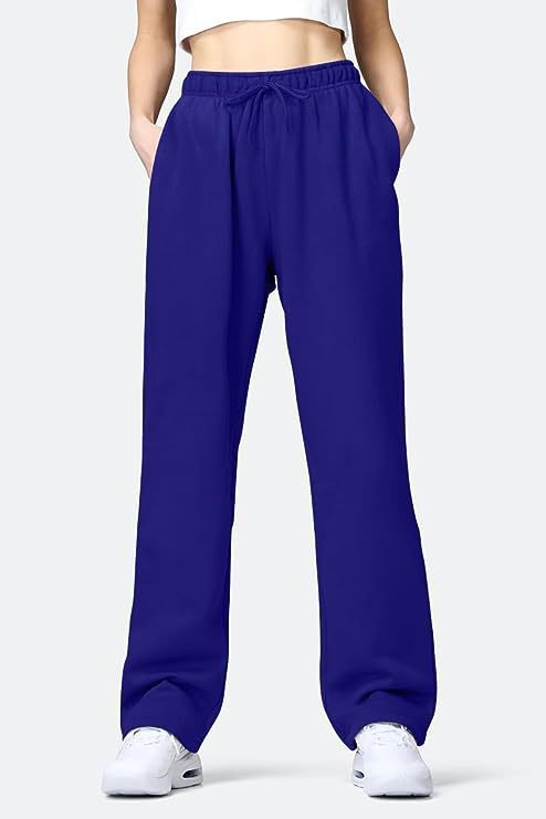 Damen Bequeme Freizeithose mit elastischem Bund und seitlichen Taschen GR