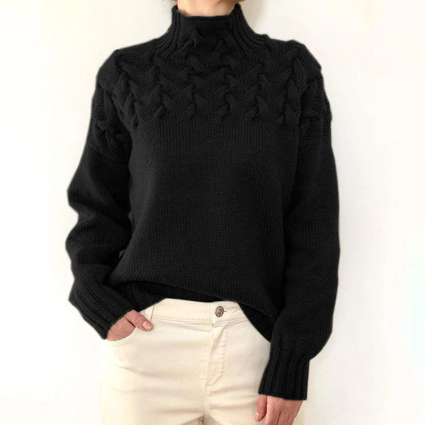GR | Eleganter Rollkragenpullover