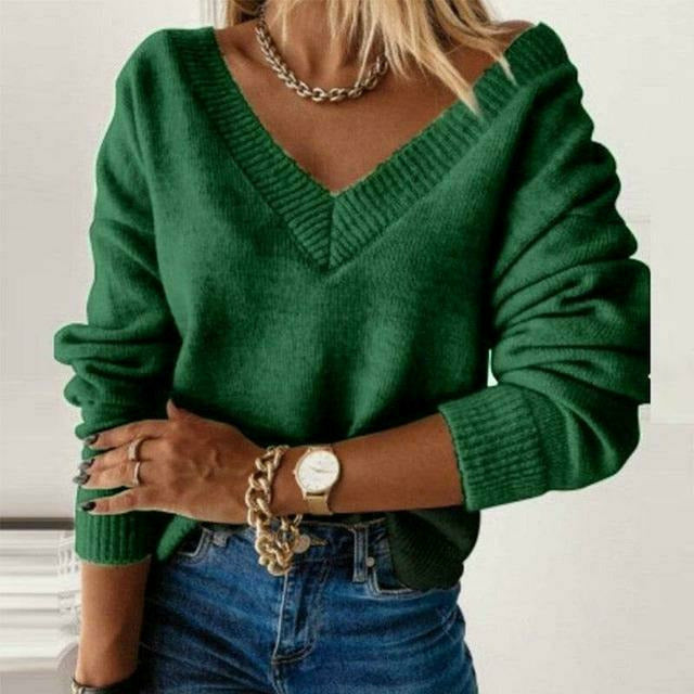 GR | Pullover mit V-Ausschnitt