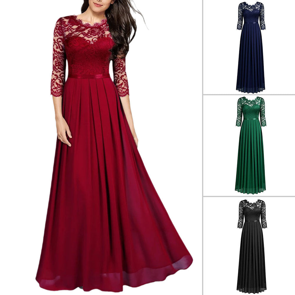 GR | Damenkleid für Hochzeitsgäste Abendkleid