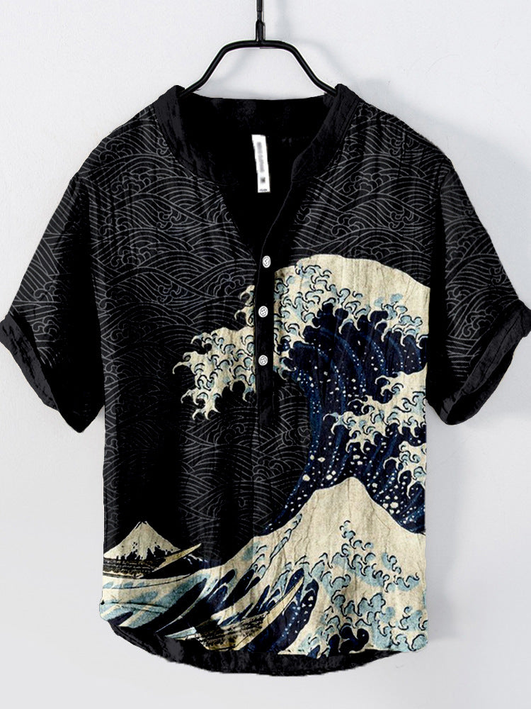 GR | Japanese shirt made of linen blend