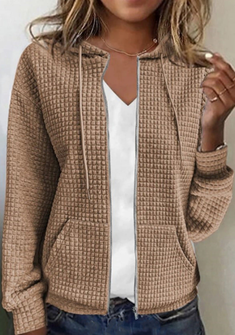 GR | Structured jacket with zipper 