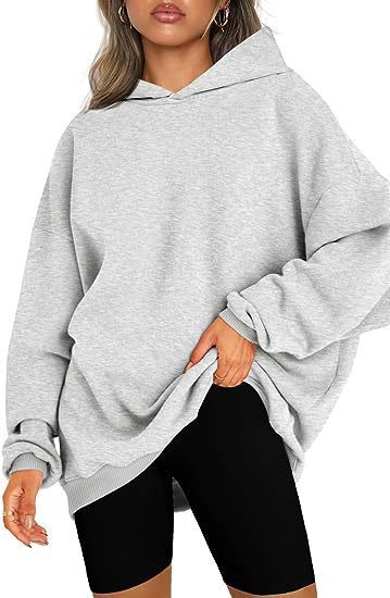 Damen oversized Kapuzenpullover GR