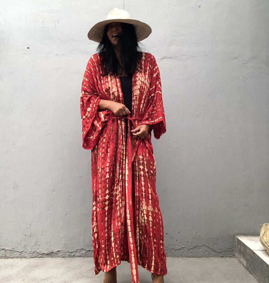 Damen Kaftan Kleid GR