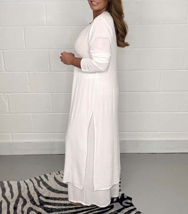 GR | Split Long Top and Pants Set 
