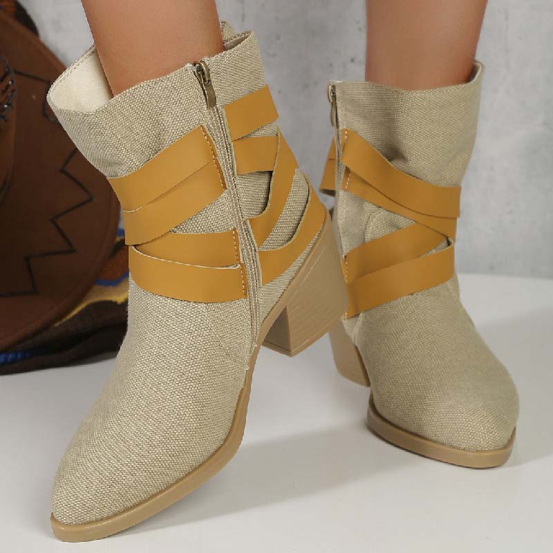 GR | Vintage Boots with Chunky Heel