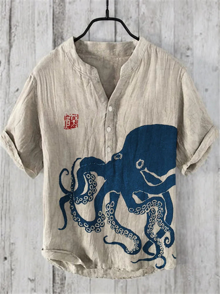 GR | Japanese shirt made of linen blend