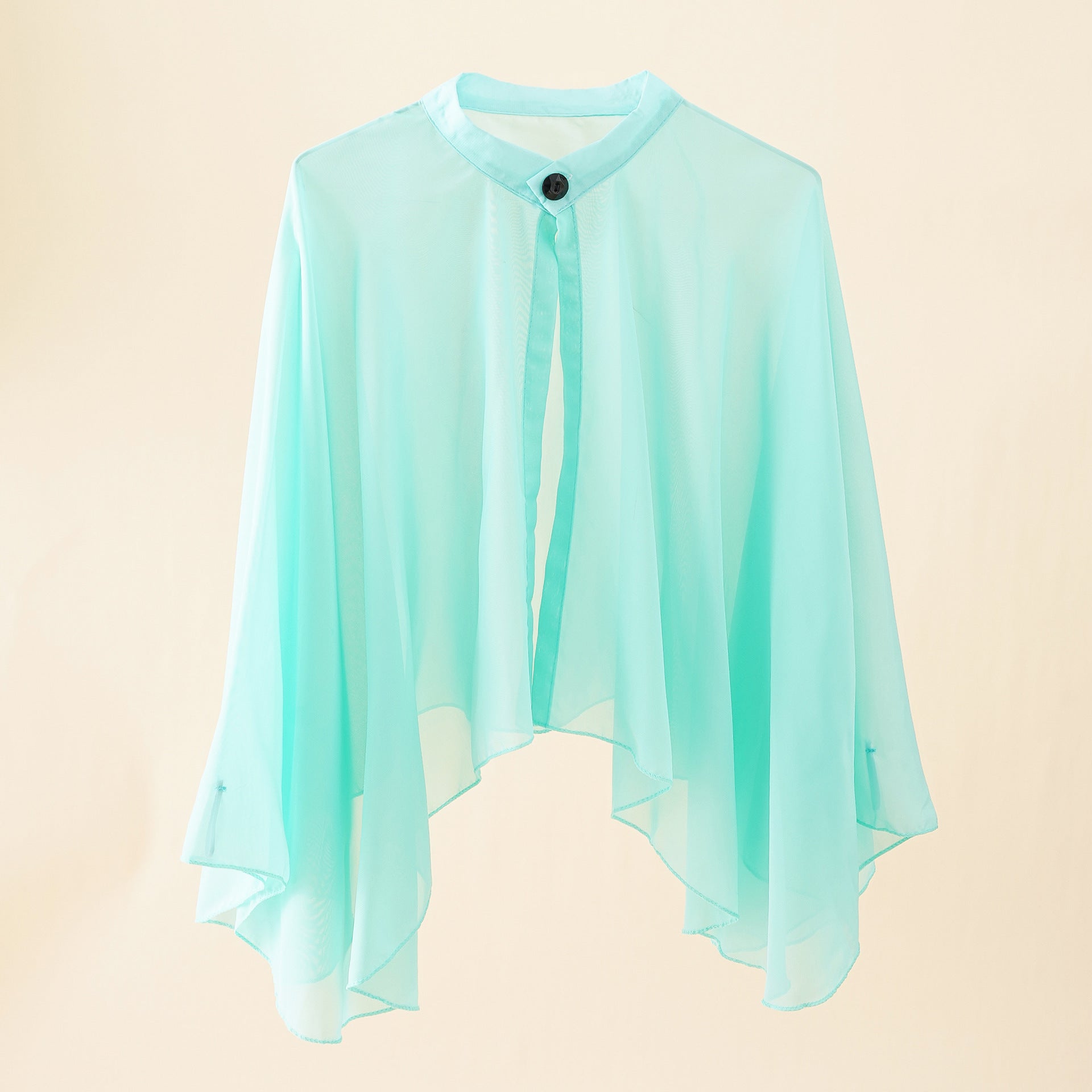 Damen Luftiger Chiffon-Kimono mit weit ausgestellten Ärmeln GR