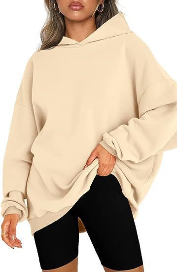 Damen oversized Kapuzenpullover GR