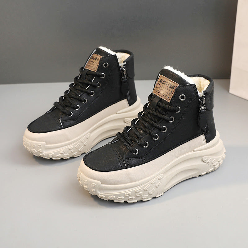 GR | Fleece-lined snow boots for a casual winter style for women