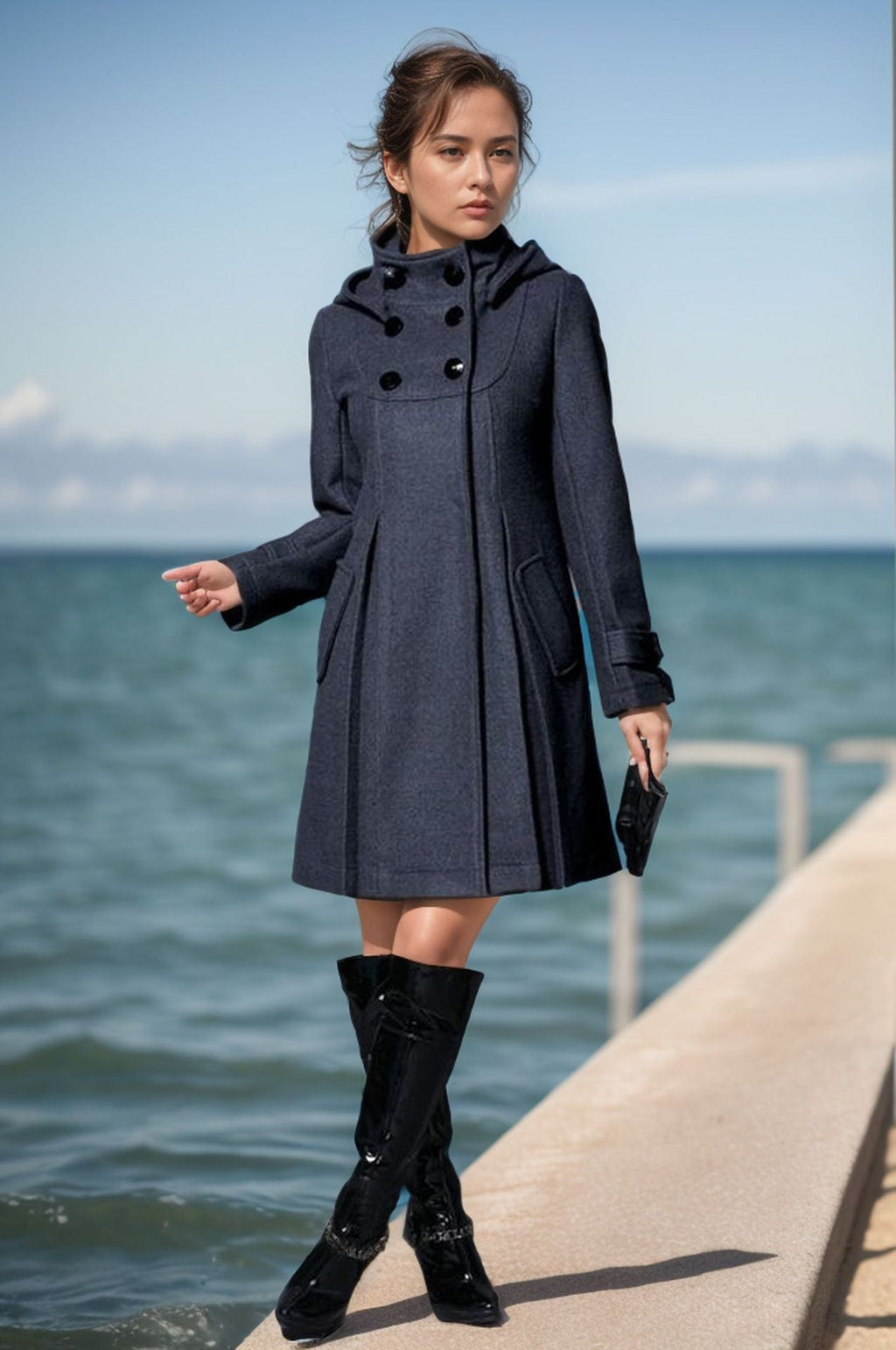 Casual and fashionable winter coat