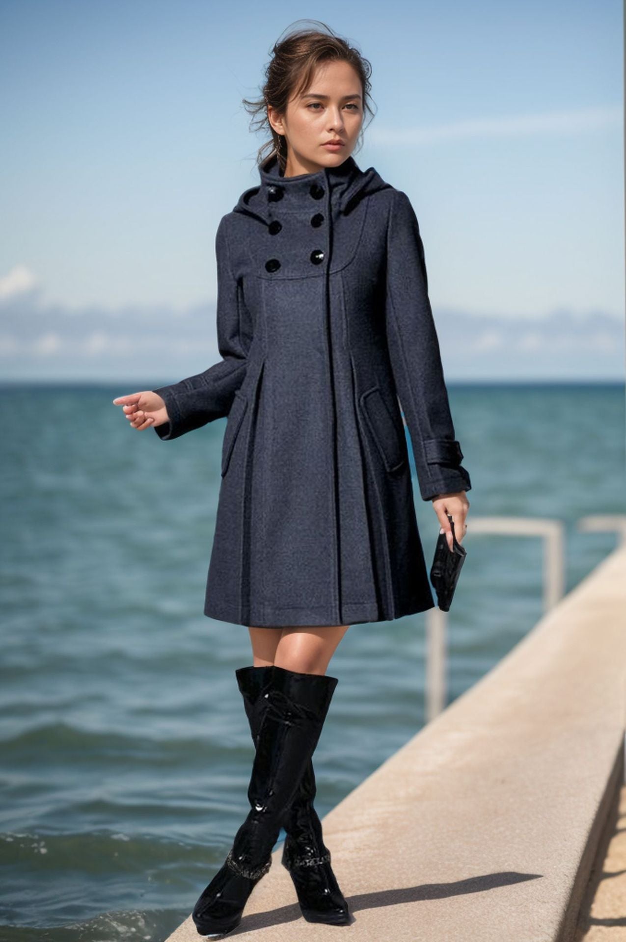 Casual and fashionable winter coat