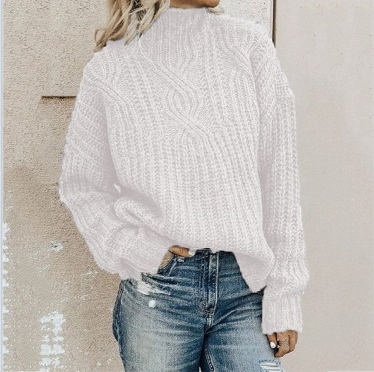 GR | Warme Strick Damenpullover