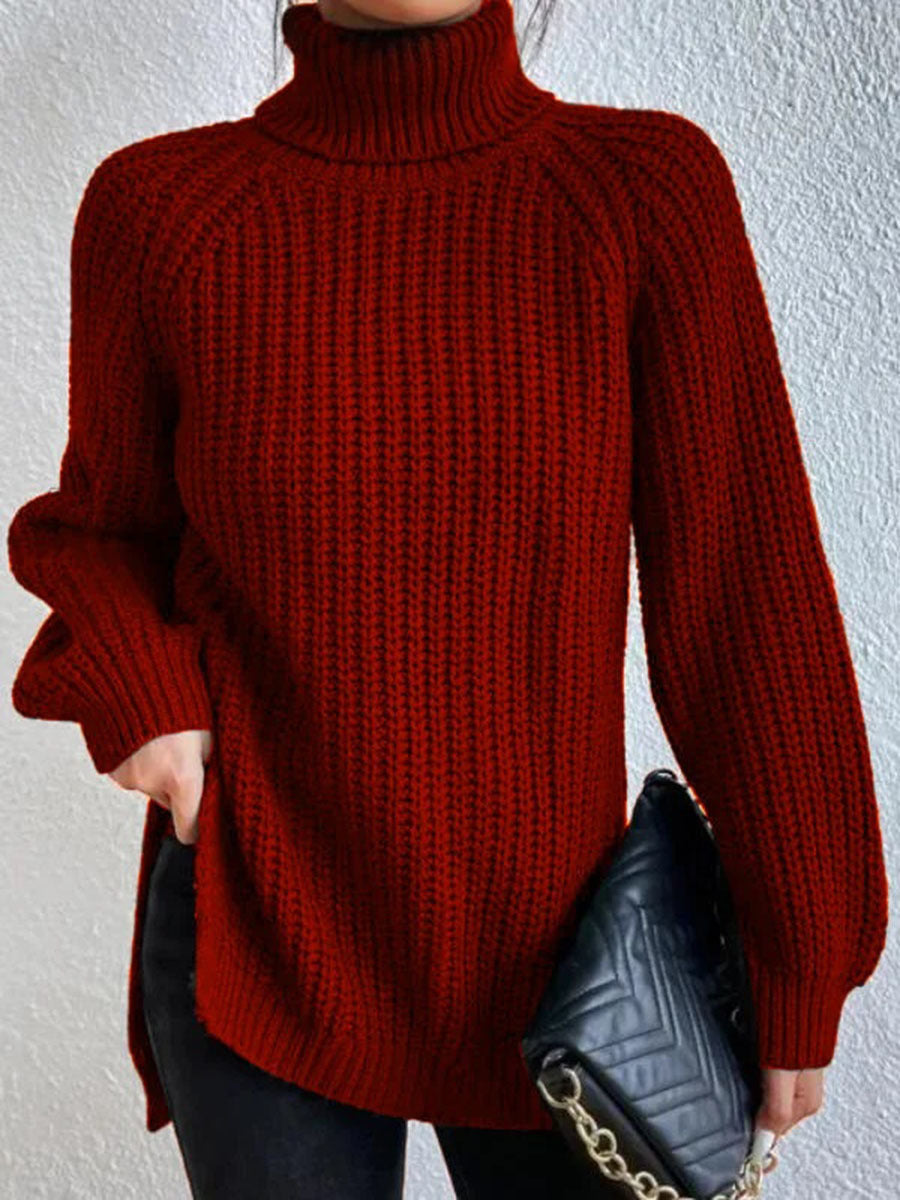GR - Gemütlicher Strick-Rollkragenpullover