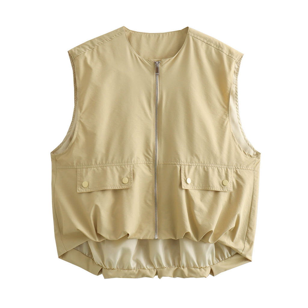 GRMODE | Relaxed Casual Cardigan Vest Tank Top