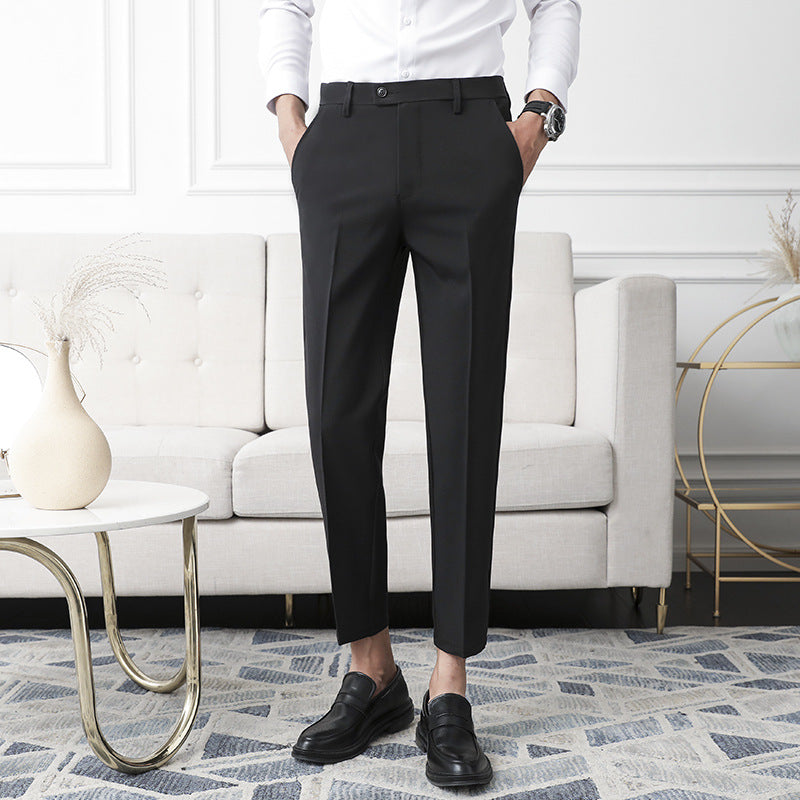 GR | Klassische Slim Fit Hosen Für Männer