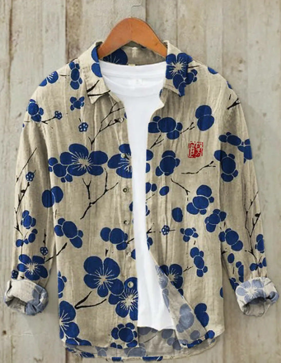 GR | Japanese shirt made of linen blend
