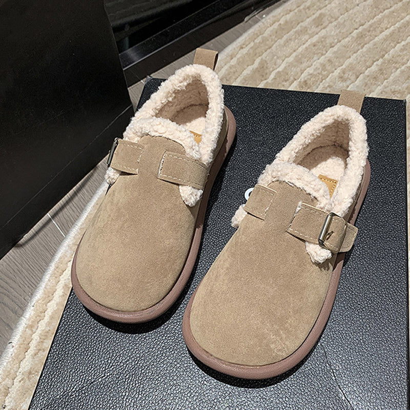 GR | Warm and Comfortable Flat Shoes