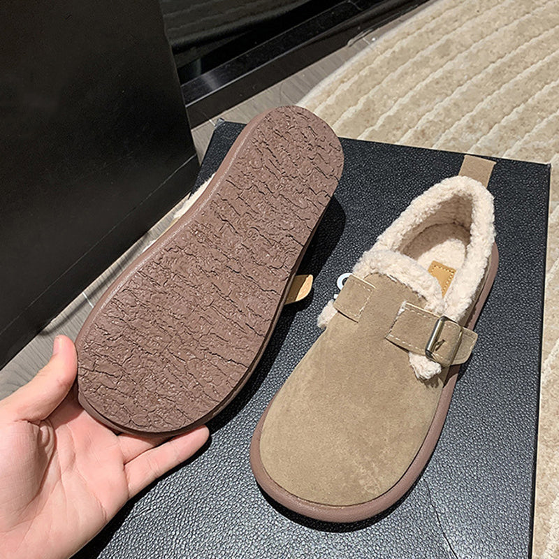 GR | Warm and Comfortable Flat Shoes