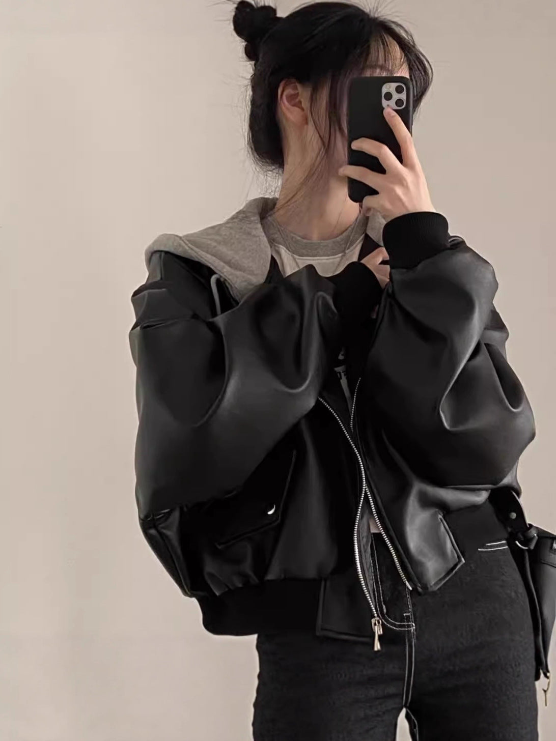 GR | Damen Oversize Kapuzenjacken